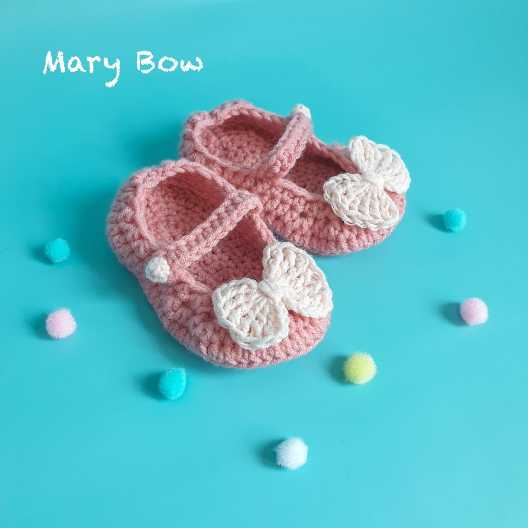 Crochet Baby Booties \u0026 Bonnet Set 