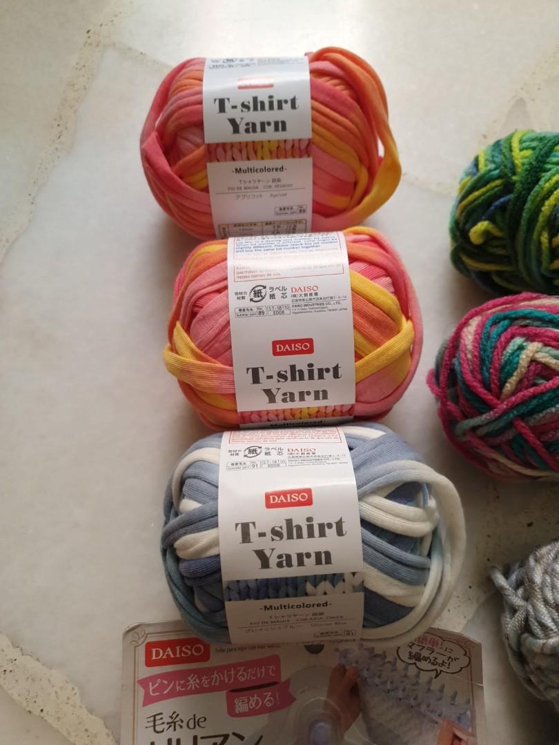 Daiso Knit Tool with Knit Yarn BNIB, Hobbies & Toys, Stationery & Craft