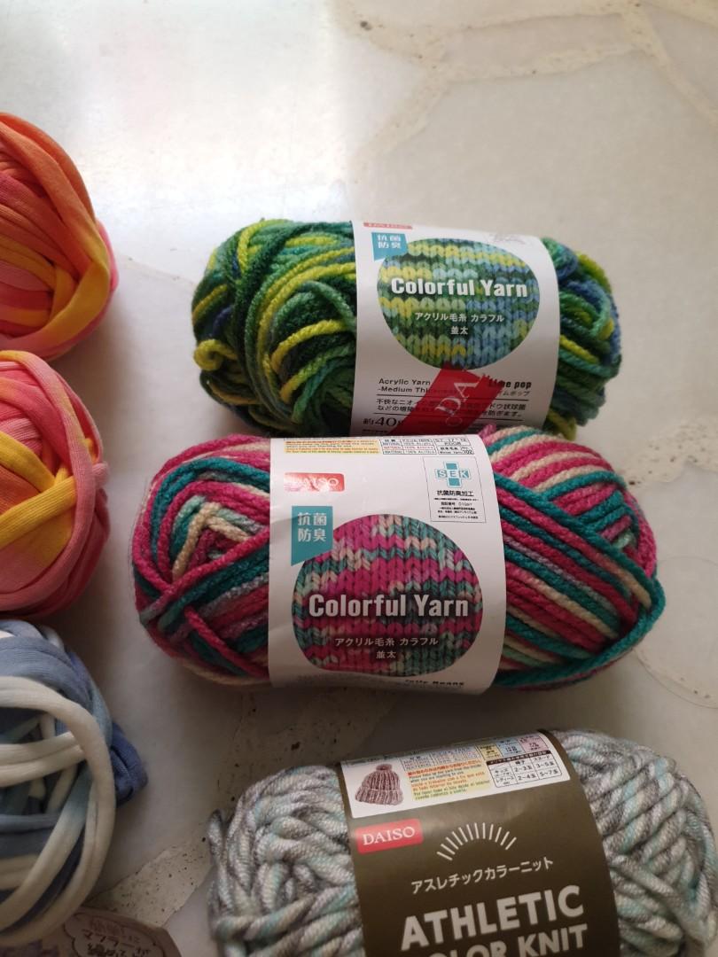 Daiso Knit Tool with Knit Yarn BNIB, Hobbies & Toys, Stationery & Craft