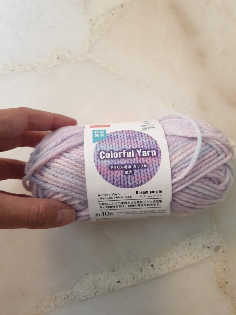 Daiso Knit Tool with Knit Yarn BNIB, Hobbies & Toys, Stationery & Craft