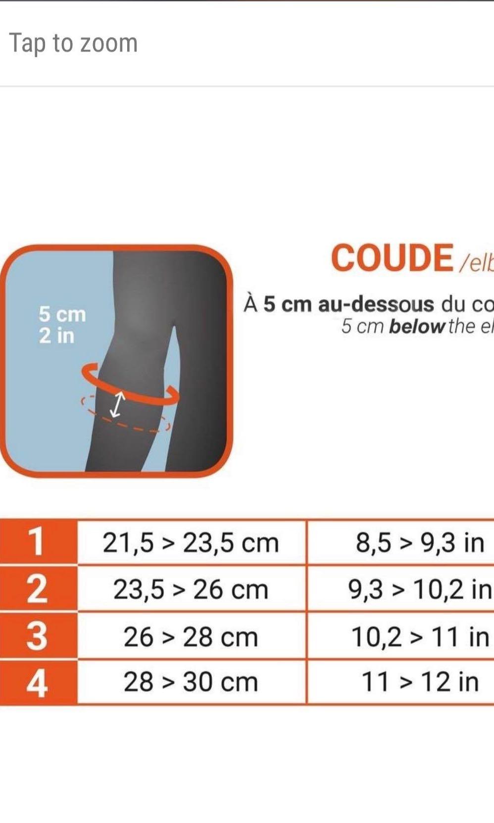 Decathlon Elbow Support Sleeve Size 2 (2pcs), Sports, Sports Apparel on