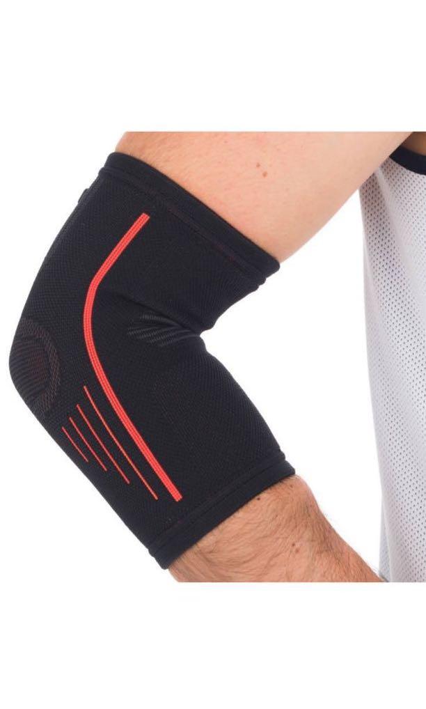 Decathlon Elbow Support Sleeve Size 2 (2pcs), Sports, Sports Apparel on
