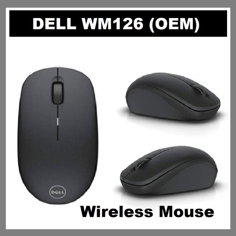 Dell Wireless Mouse Wm126 Oem Wireless Mouse Silent Mouse For Office Used Electronics Computer Parts Accessories On Carousell
