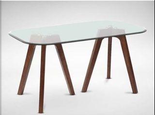 Dining Table (Tempered Glass)