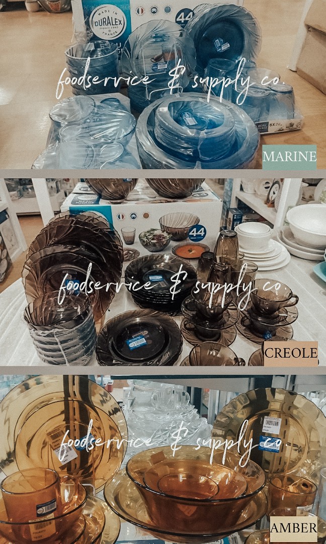 DURALEX DINNERSET 44PCW. MADE IN FRANCE. Furniture Home