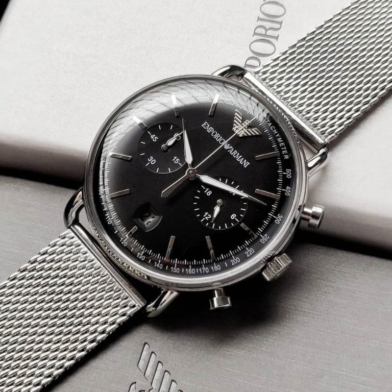 emporio armani aviator chronograph