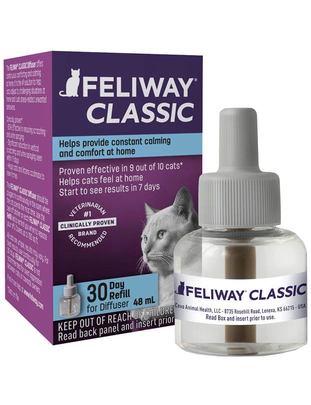 Feliway Classic Calming Diffuser Refill 貓咪費洛蒙香薰單枝補充裝 (48 ml)
