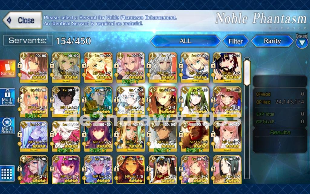 Fgo Fate Grand Order Account 42 Ssr 84 Wnp Quadruple Support Tons Of Mlb 5 Ces Toys Games Video Gaming In Game Products On Carousell Fate grand order | top 5 ssr servants you should summon in 2020. sgd