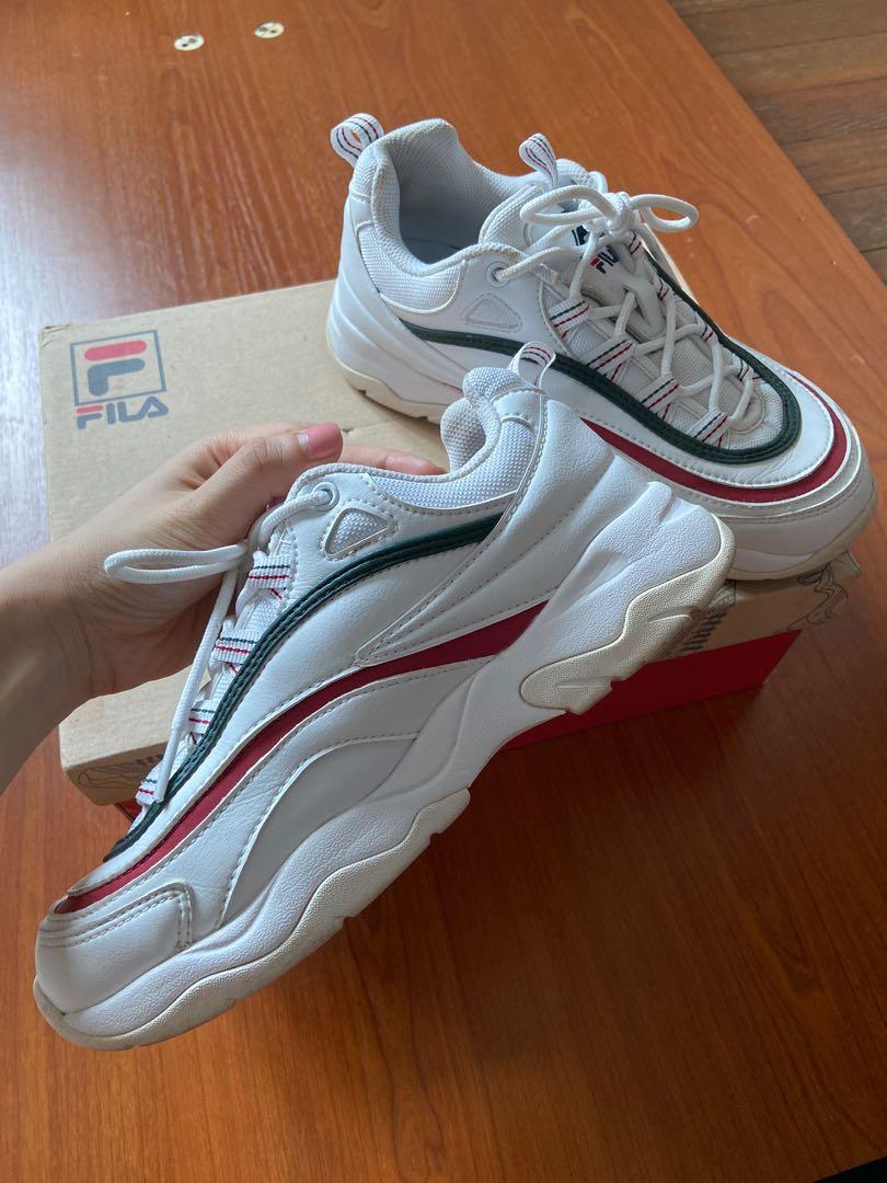 White green red fila outlet