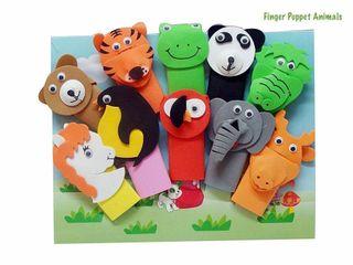 Finger puppet animals