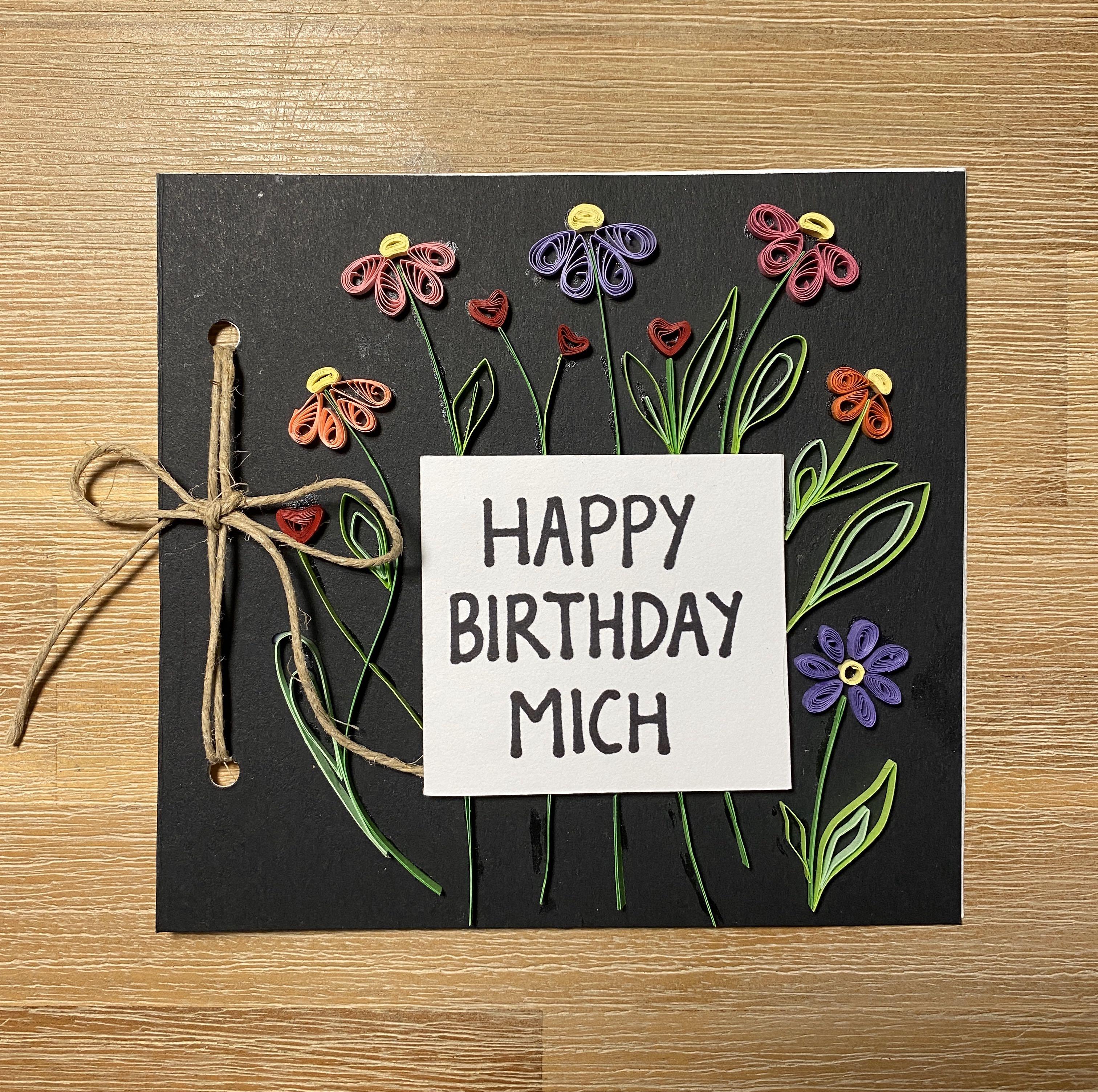 Floral Quilled Card I Quill Handmade Card Birthday Card Stylish Card Greeting Card Special Occasion Flowers Paper Crafts Design Craft Art Prints On Carousell