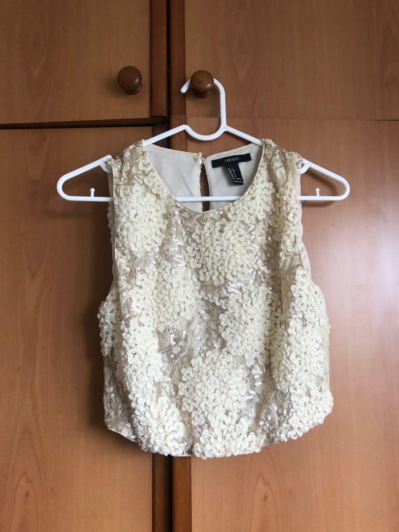 sequin tops forever 21 blouse
