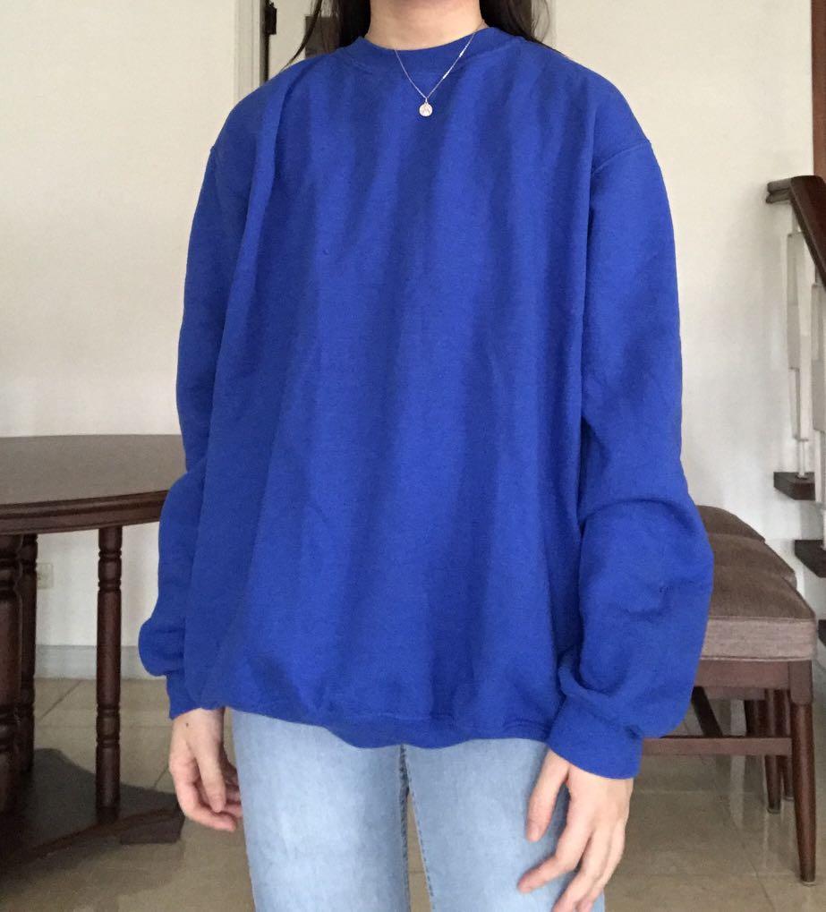 Womens royal blue sweatshirt Clearance
