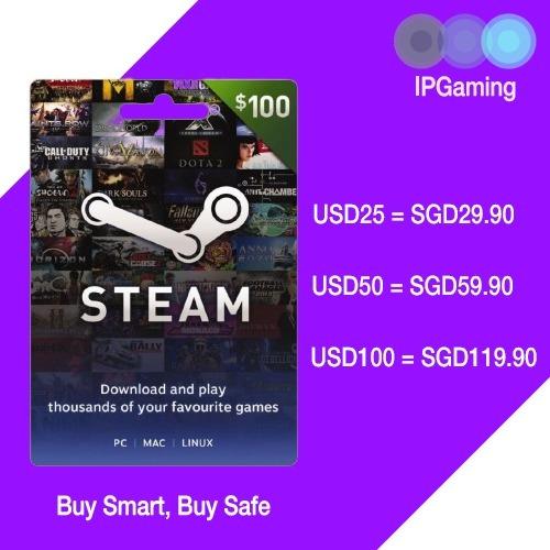 Global Steam Gift Card Wallet Credits, Tickets & Vouchers ...
