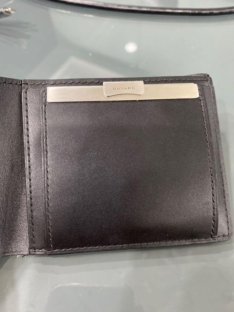 GOYARD Zip Around Coin Card Wallet Black