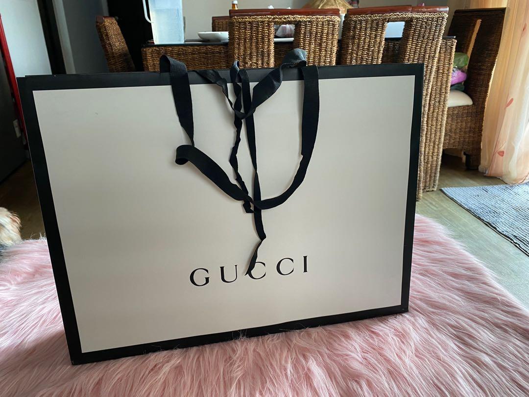 GUCCI Paper Bag 15” x 9" x 3.25" | eBay