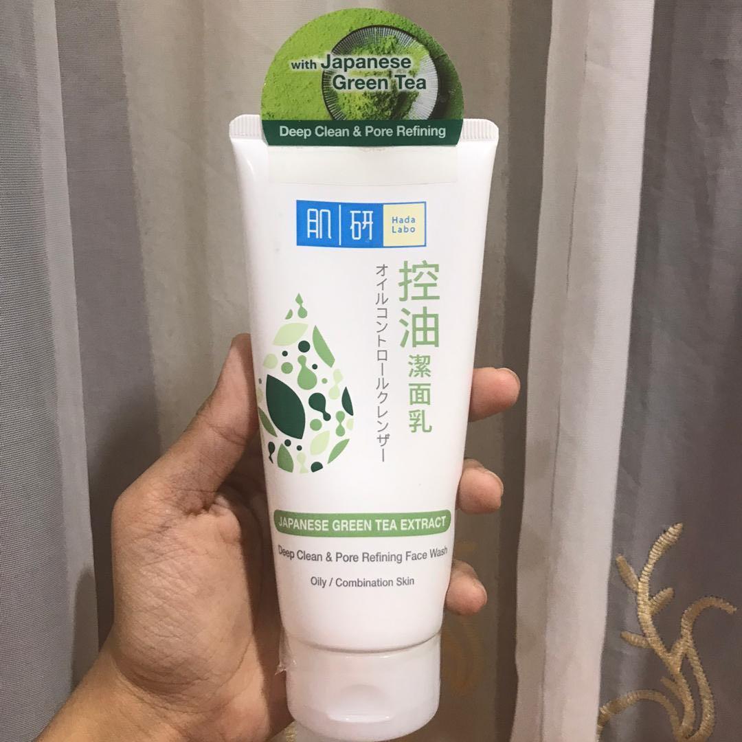 Hada Labo Deep Clean Face Wash With Japanese Green Tea Extract Health Beauty Skin Bath Body On Carousell