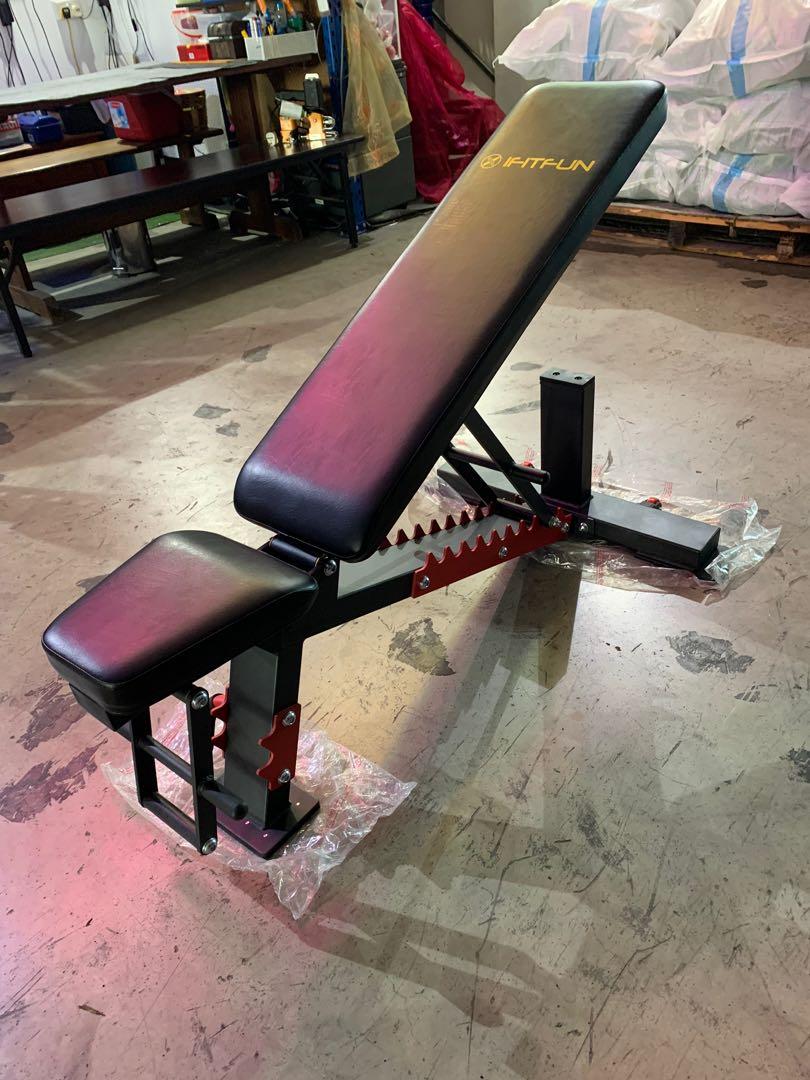 Heavy Duty Commercial Incline Gym Bench Sports Weights Gym Equipment On Carousell
