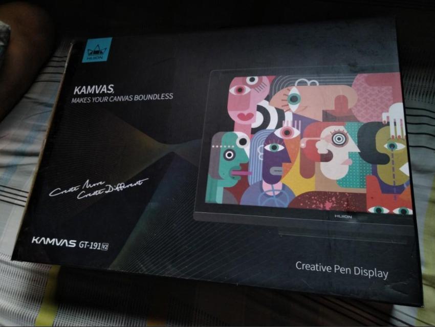 Huion Kamvas Gt 191 V2 Creative Pen Display Tablet 19 5 Electronics Others On Carousell