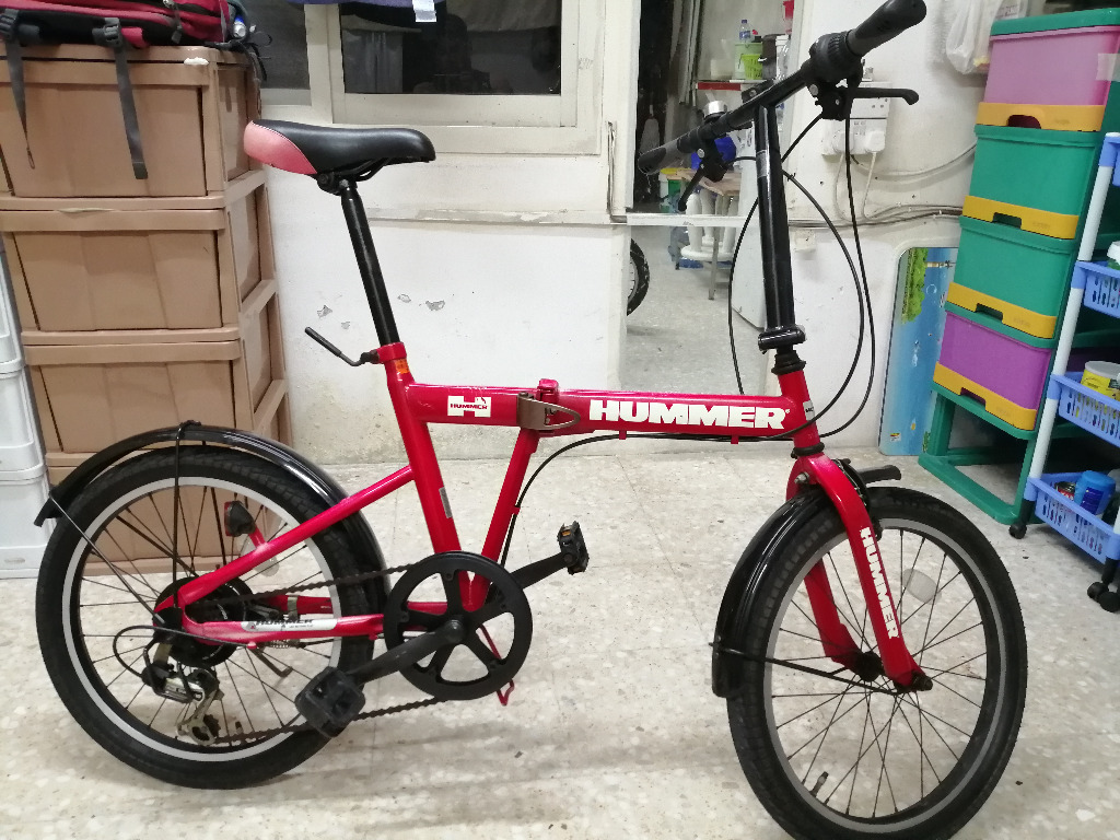 hummer folding bike