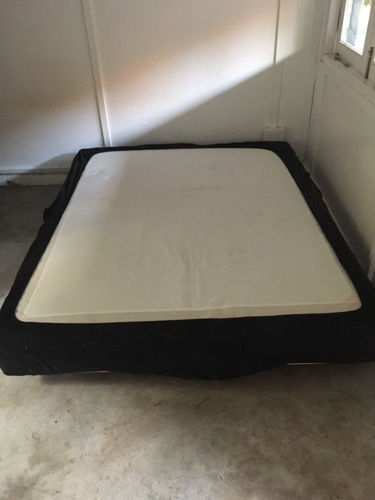 Ikea bed base queen size , Furniture & Home Living, Furniture, Bed