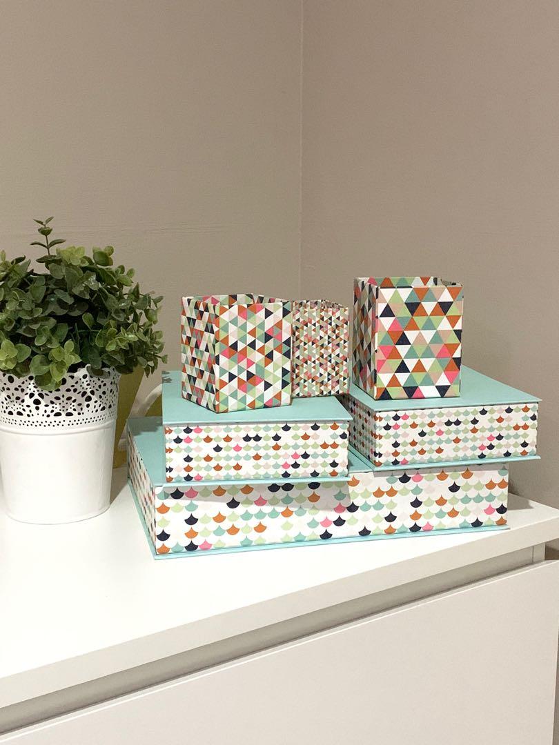 Ikea Desk Storage Perabotan Rumah Di Carousell