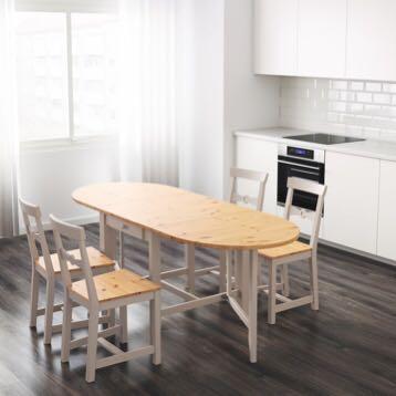 Ikea Gamleby Extendable Table And Chairs Furniture Tables Chairs On Carousell