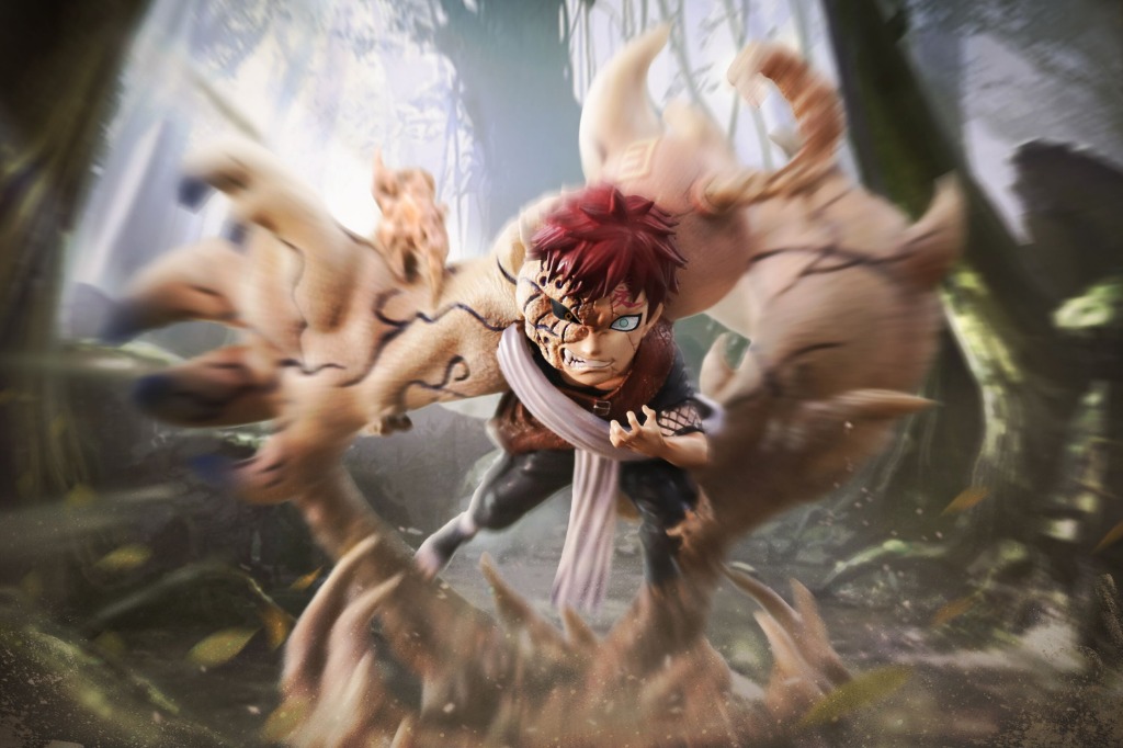 In Stock Naruto Gaara Figure Statue Toys Games Action Figures Collectibles On Carousell