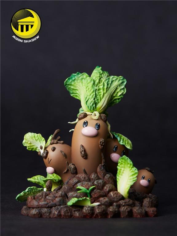 IN STOCK POKEMON DIGLETT AND DUGTRIO FIGURE STATUE