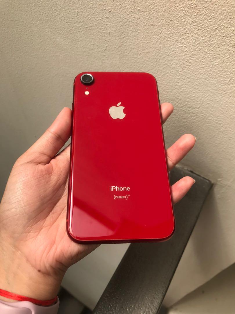 iPhone XR 128GB RED - スマートフォン・携帯電話