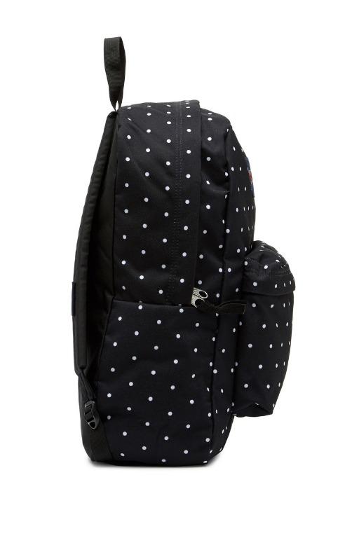 JANSPORT *New* Black & White Polka Dot Campus Backpack, Luxury, Bags