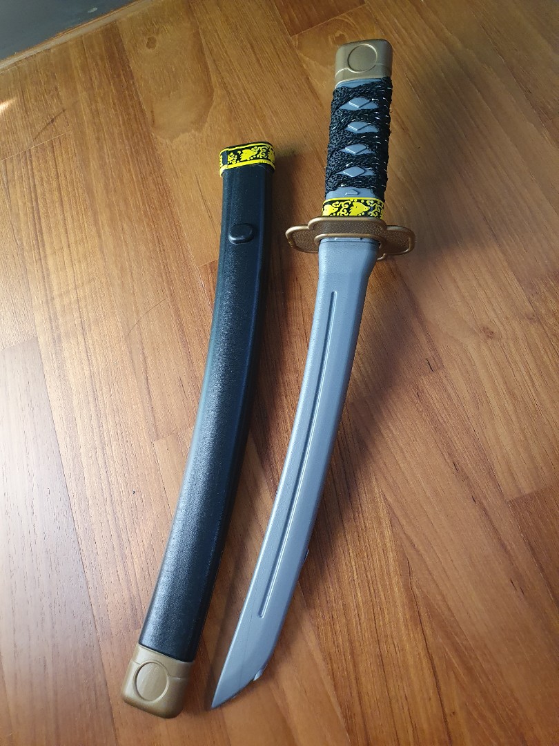 Katana Samurai Sword (Plastic), Hobbies & Toys, Toys & Games on Carousell