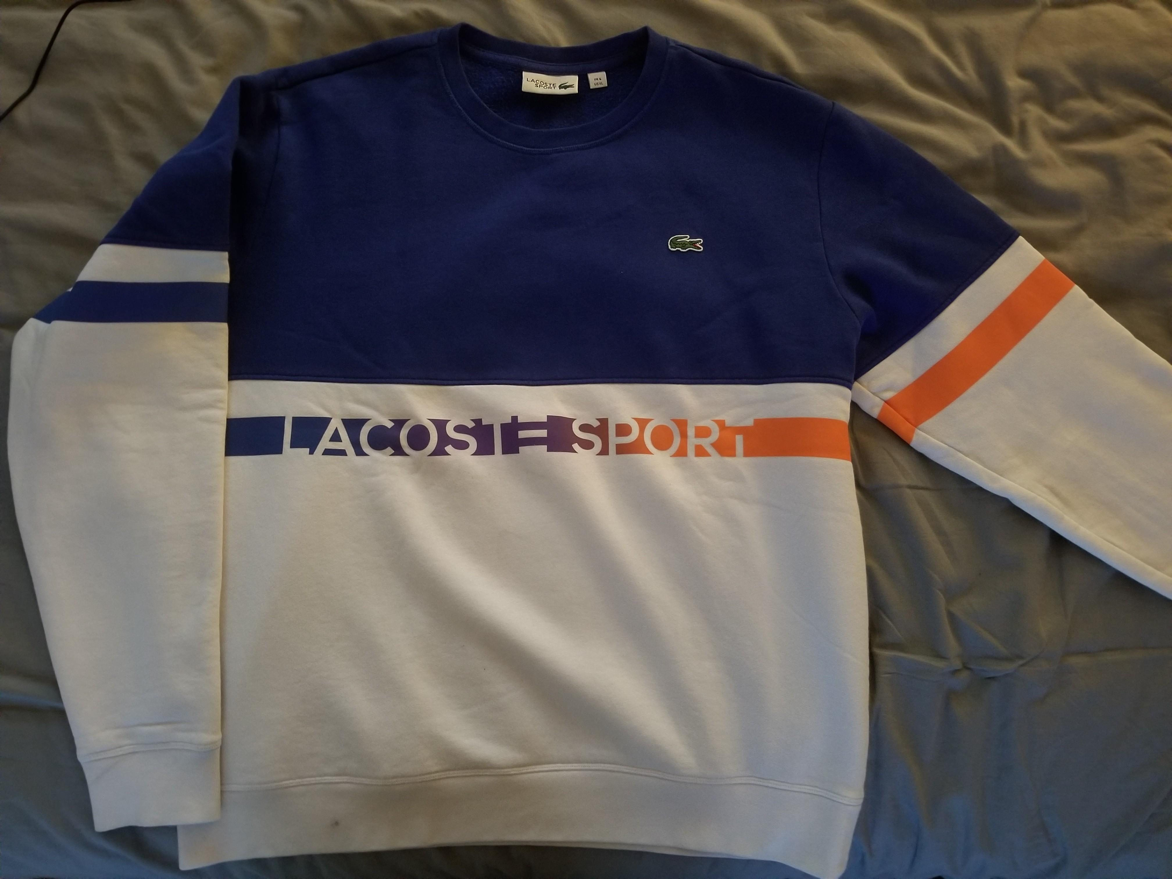 lacoste sport jumper