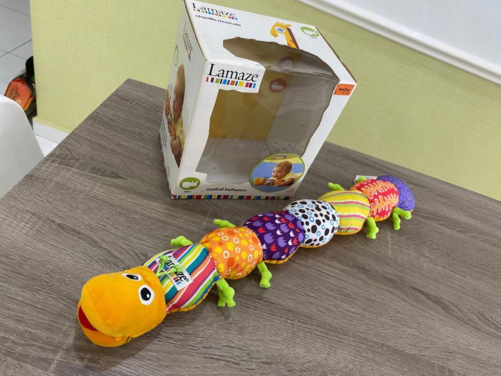 lamaze musical inchworm battery