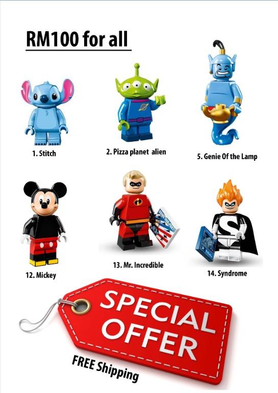 The Disney Series 71012, Minifigures