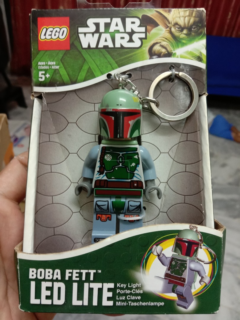 Lego Star Wars Boba Fett LED Lite Keychain Hobbies Toys