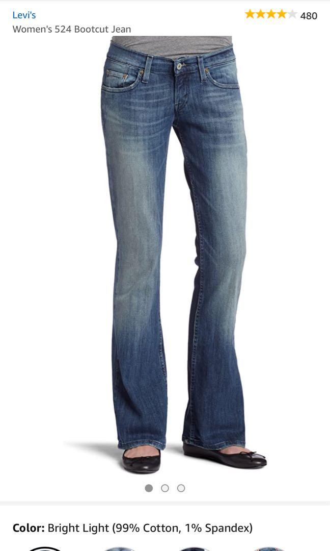 levi's 524 bootcut jeans
