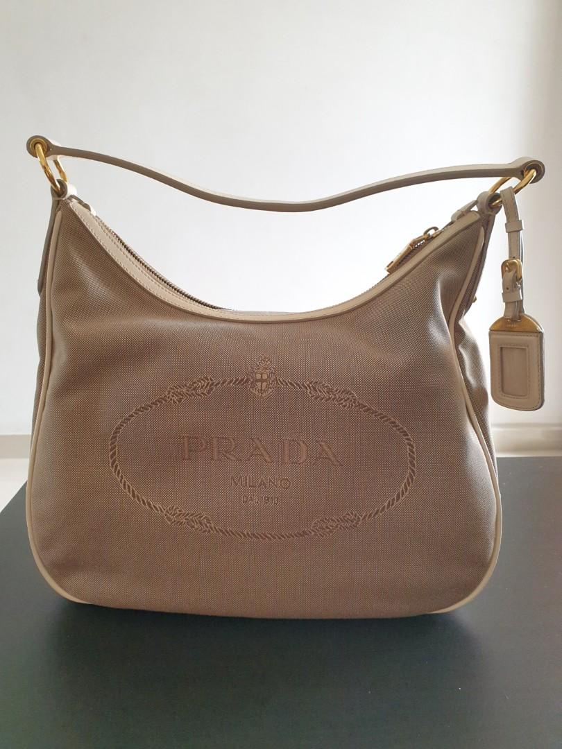 prada hobo leather bag
