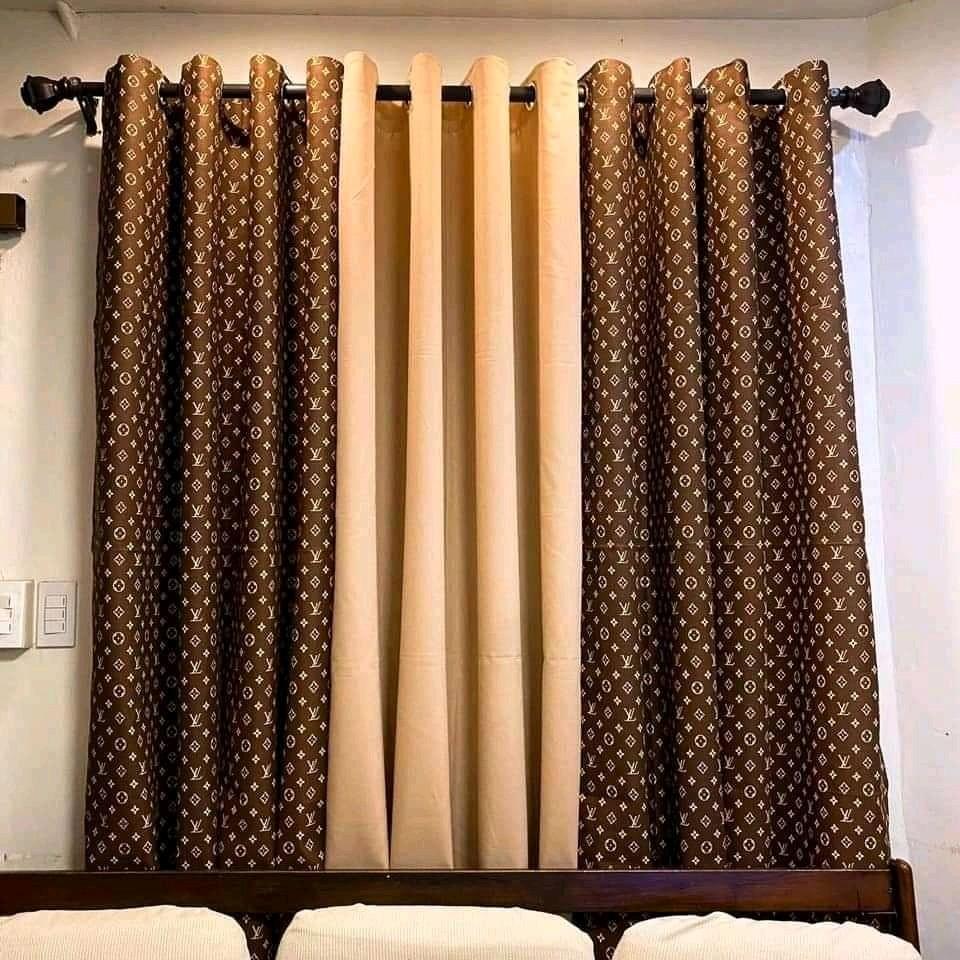 Louis Vuitton (LV) 3in1 Curtain, Furniture & Home Living, Cleaning