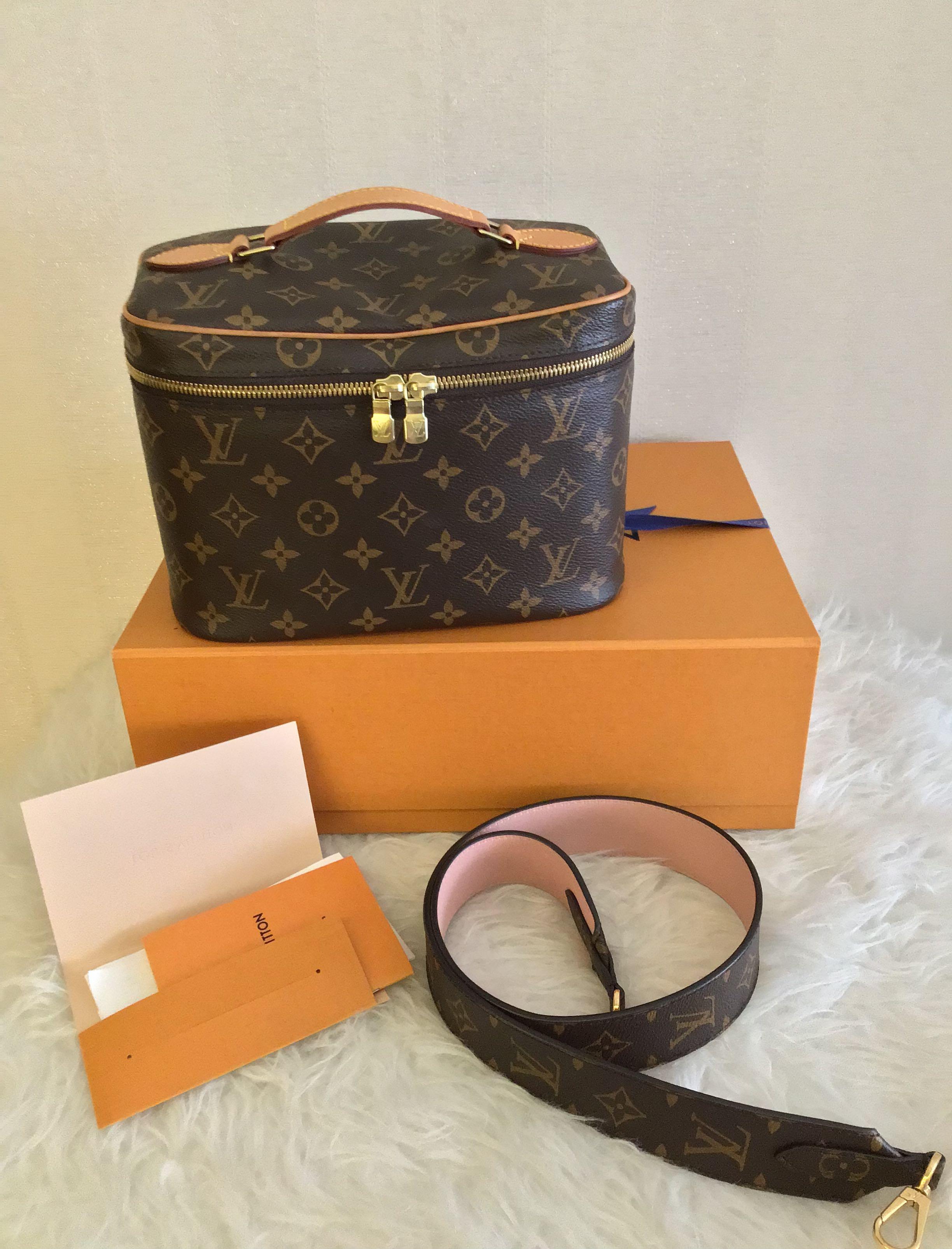 LV Nice BB with Bondouliere strap, Women's Fashion, Bags & Wallets