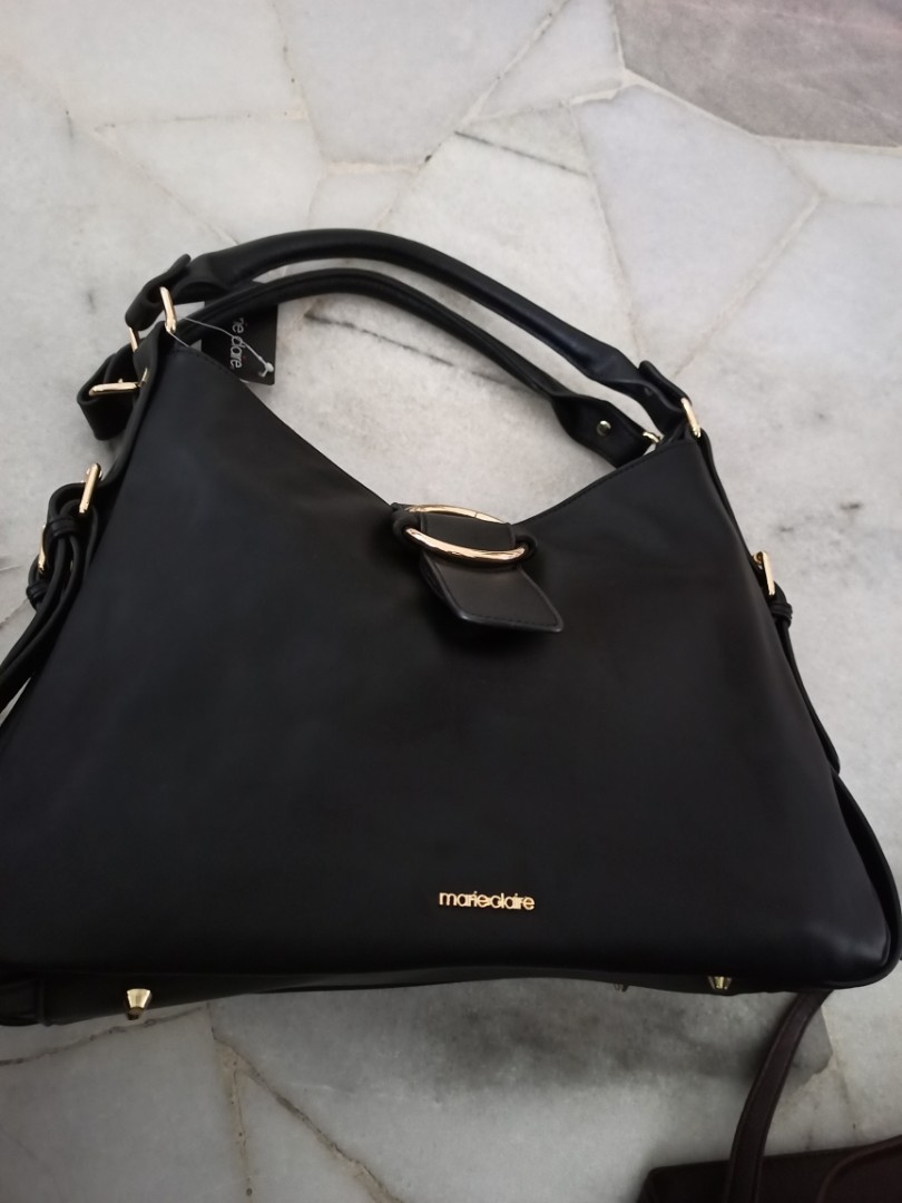 MARIE CLAIRE black purse bag Back Pack | eBay