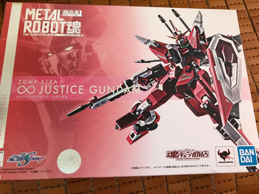 Metal Robot魂gundam Seed Destiny Infinite Justice Gundam 無限正義高達 玩具 遊戲類 玩具 Carousell