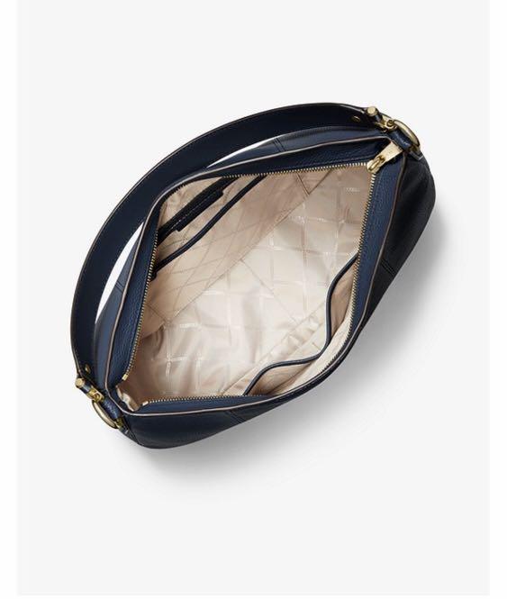 Brooke large pebbled shoulder bag top