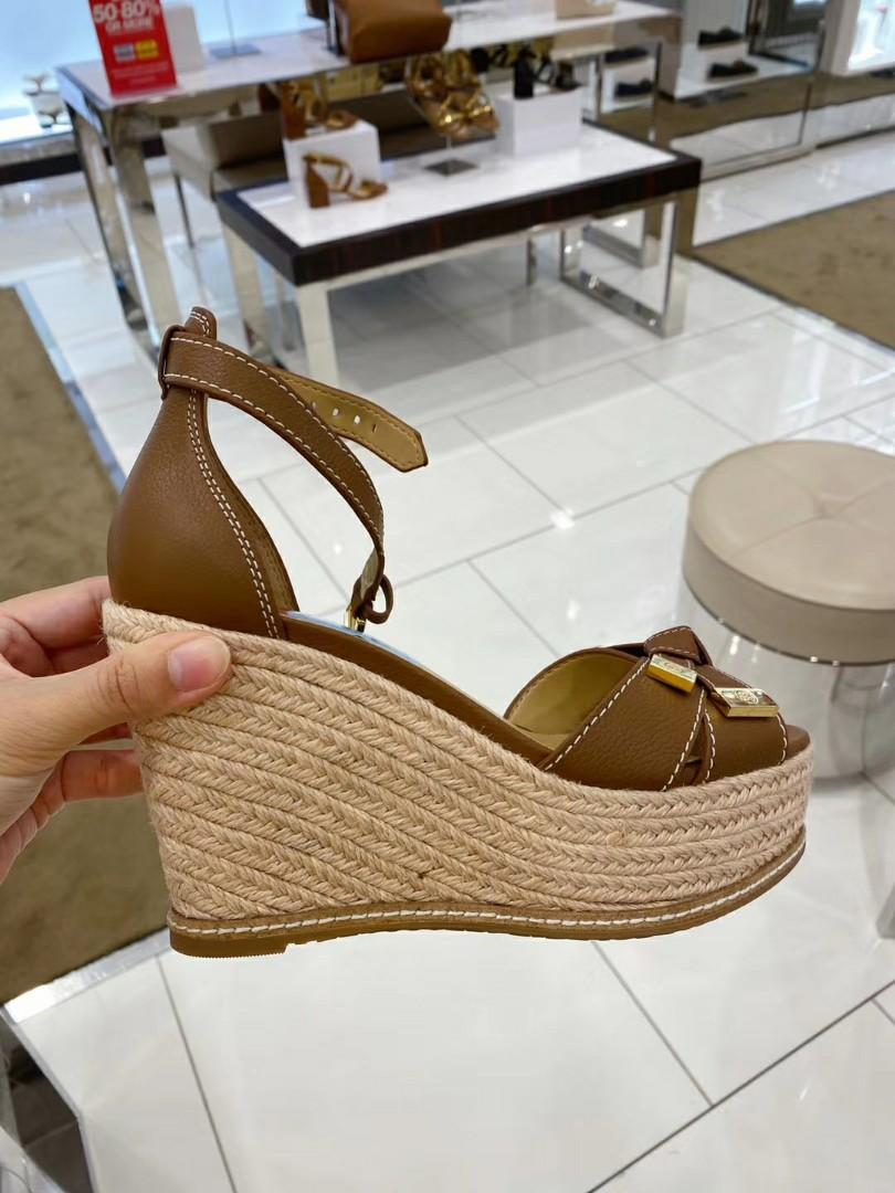 michael kors butterfly wedges