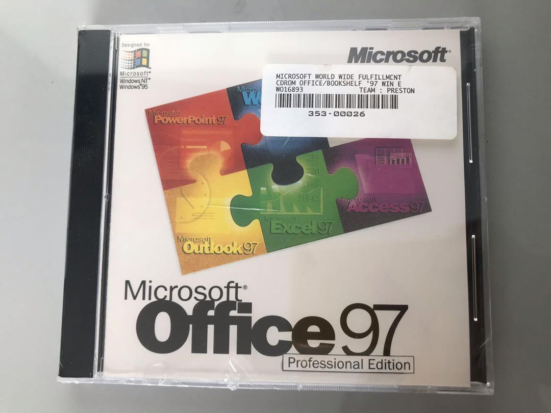 Microsoft Office 97 (Professional Edition), Hobbies & Toys, Music & Media,  Vinyls on Carousell