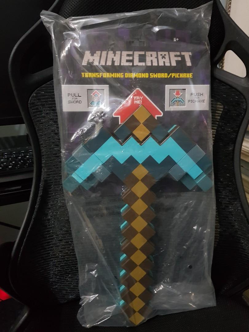 Minecraft Trabsforming Sword Pickaxe Toys Games Toys On Carousell