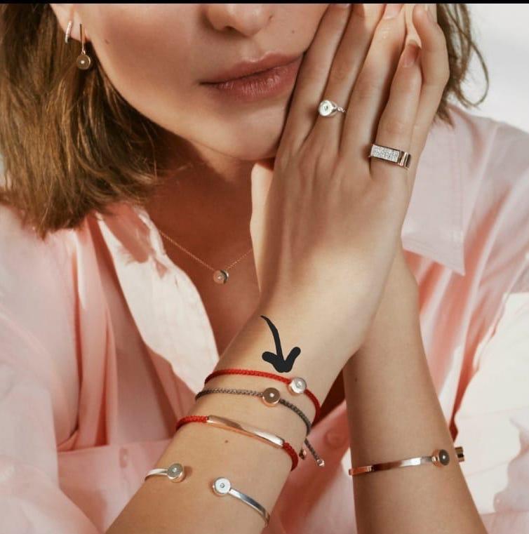 Monica vinader linear solo diamond friendship bracelet top