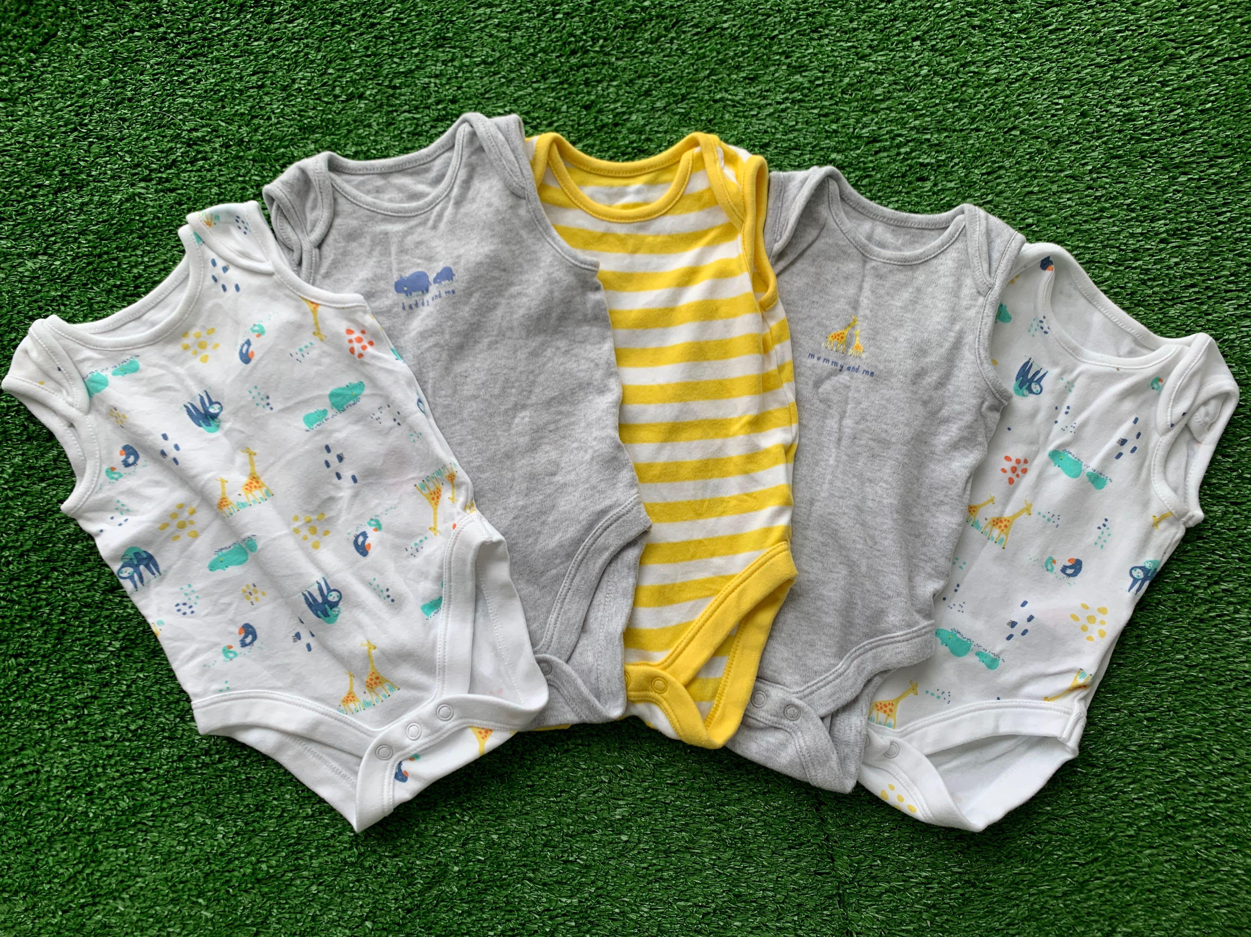 mothercare sleeveless bodysuits