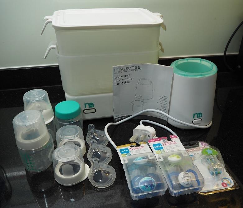 mam breastfeeding and steriliser set mothercare