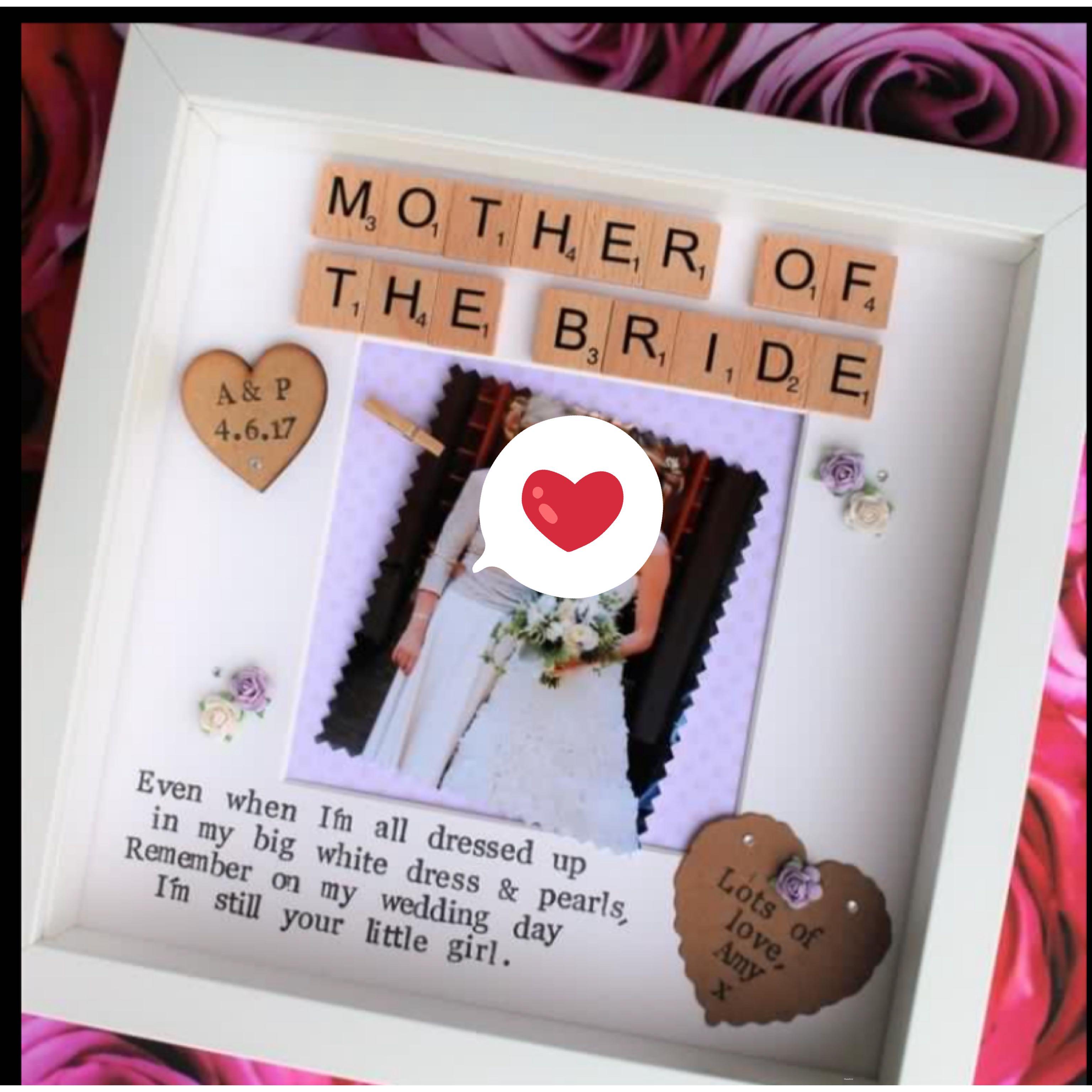 Mum Dad Wedding Gift Father Of The Bride Mother Of The Groom Present Photo Frame Personalised Handmade Birthday Valentines Rose Gold Fathers Design Craft Others On Carousell